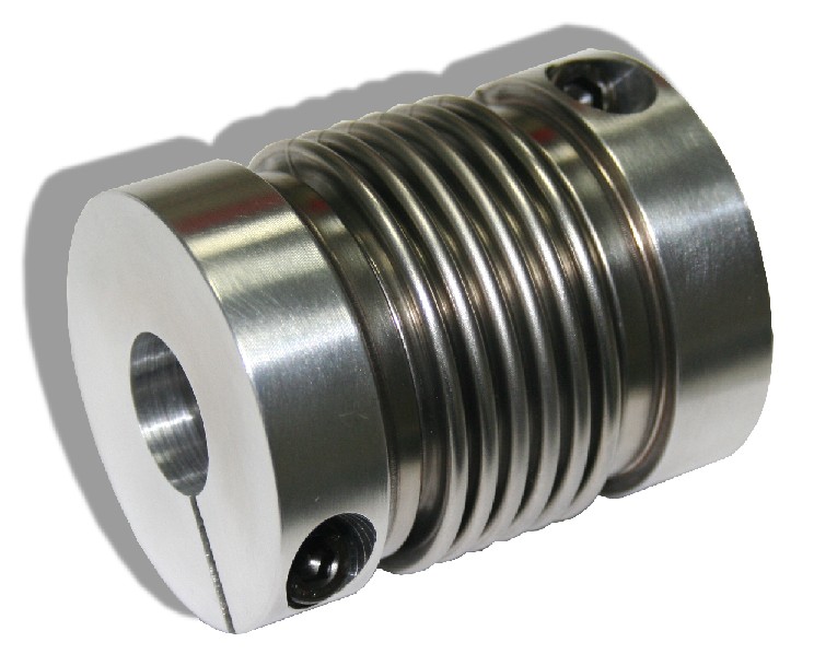 UEV Metallbalgkupplung Balg Kupplung Typ 500 Größe 55.3 d1=18.8mm d2=13,8mm 